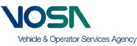 The Vehicle & operator Services Agency logo.